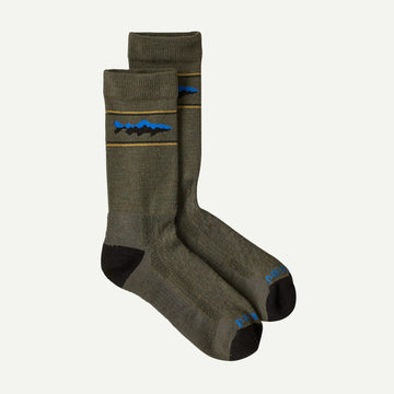 Patagonia LW Merino Performance Crew Fish Socks