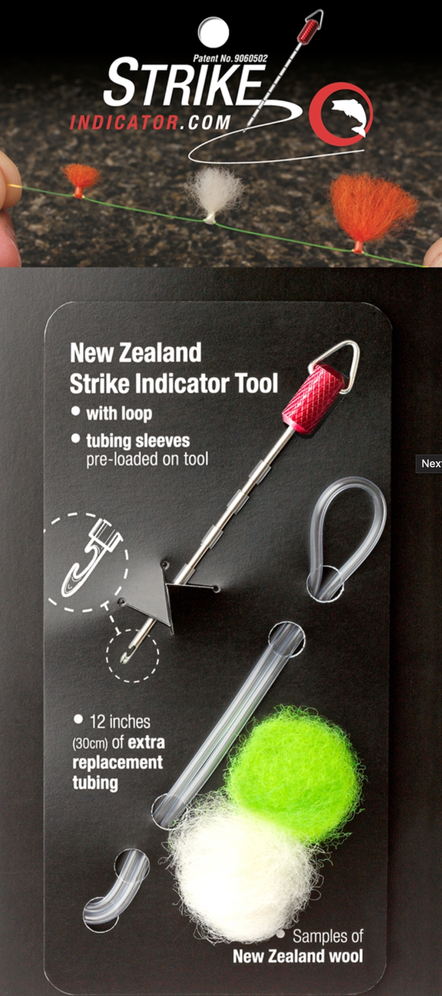 New Zealand Strike Indicator yarn assortment
