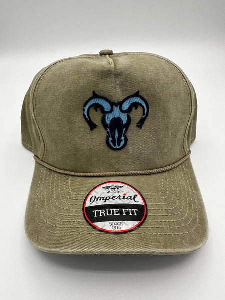 Bighorn Angler Skull Logo Hat